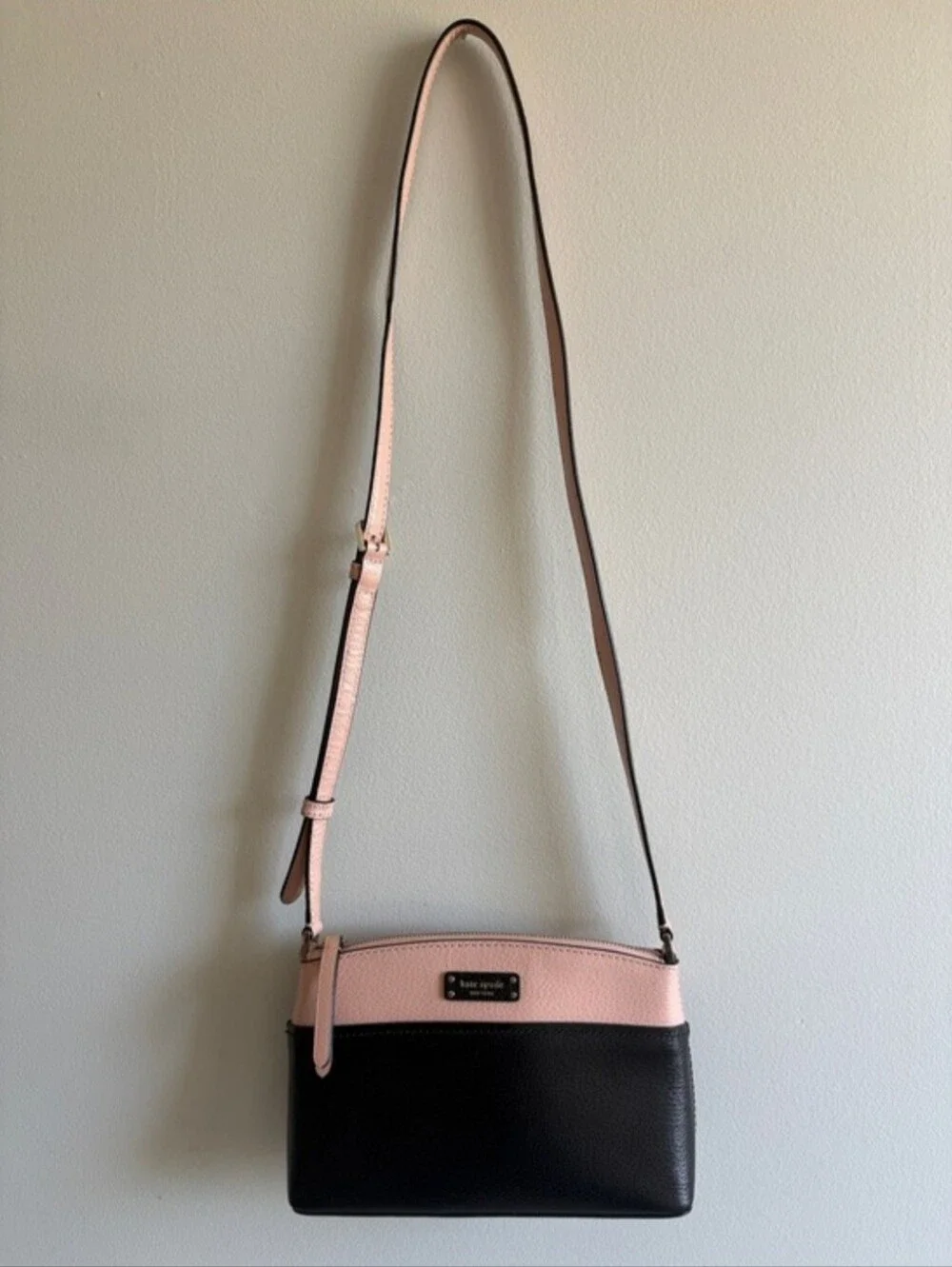 kate spade Two-Tone Pink and Black Crossbody Bag